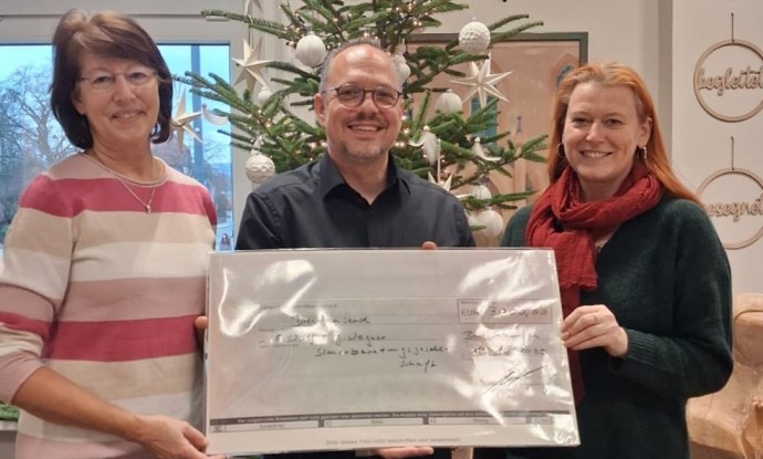 Spende 3000 Euro / E. Wolf & J. Wagner Steuerberatungsgesellschaft mbH u. Co. KG